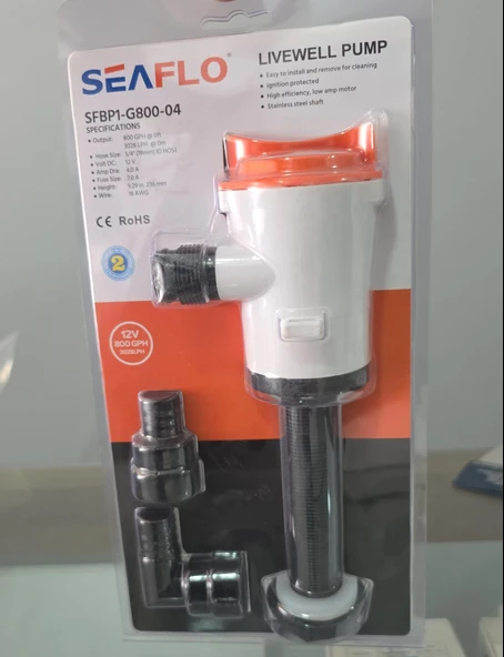 seaflo Livar pompası dikey 12 v 800 gph ürün görseli 1
