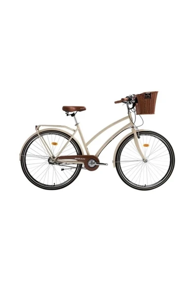Bisan BİSAN SERENITY KADIN ŞEHİR BİSİKLETİ 48CM V 28 JANT NEX.3 VİTES KREM SİLVER ürün görseli 1