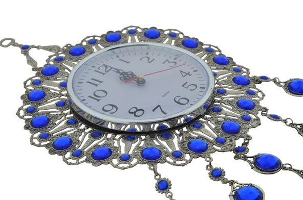 Dekoratif işlemeli Duvar Saati 27x38cm - 2