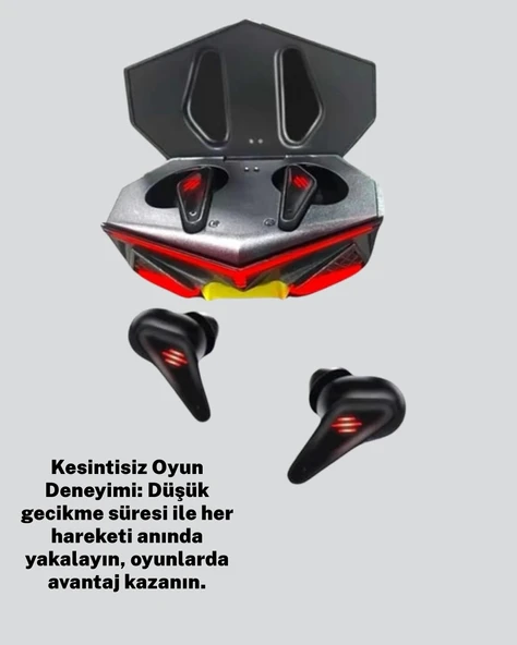 Bluetooth 5.0 Kablosuz Gaming Kulaklık Suya Dayanıklı - 3