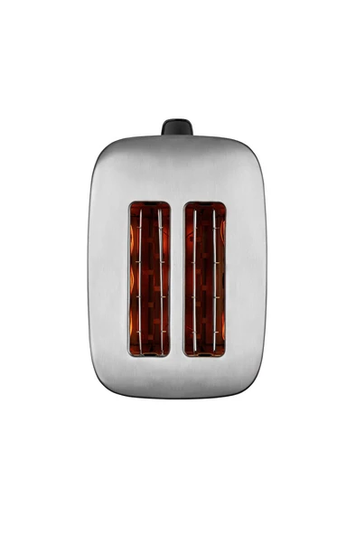 Retro Bordo 2 Dilim Ekmek Kızartma Makinesi - 4