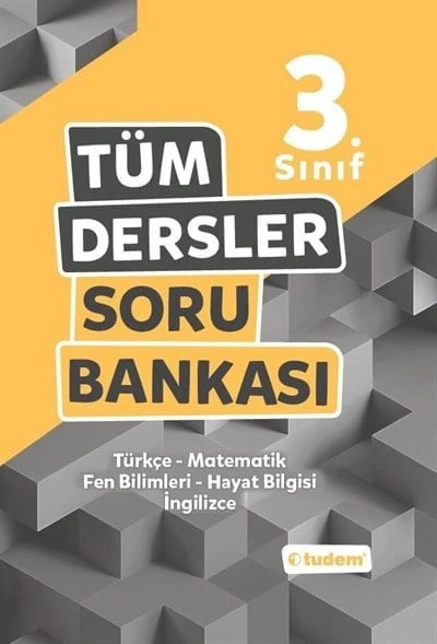 TUDEM YAYINLARI 3. Sınıf Tüm Dersler Soru Bankası ürün görseli