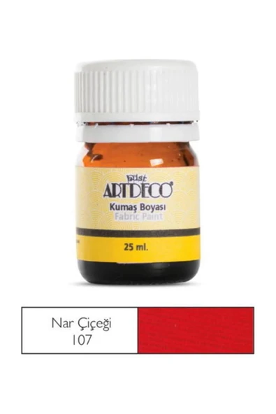 ARTDECO KUMAŞ BOYASI 25 ML NAR ÇİÇEĞİ ürün görseli
