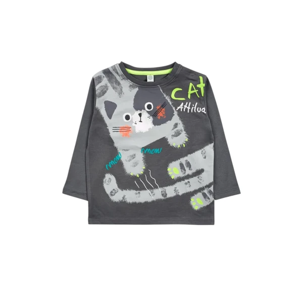 Hayvan Figürlü Erkek Çocuk T-shirt - Resim 2