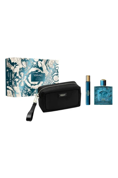 Versace Eros EDT 100ML Erkek Parfüm Seti ürün görseli