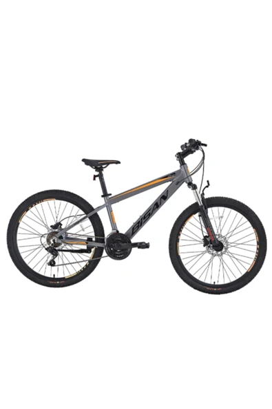 Bisan BİSAN COOPER DAĞ BİSİKLETİ 35 CM HD 26 JANT 21 VİTES FÜME SİYAH TURUNCU ürün görseli 1
