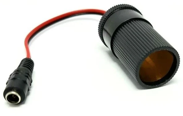 Powermaster PM-28526 DC 5.5X2.5Mm Dişi - Oto Çakmak Soketi Çevirici Adaptör Kablosu ürün görseli