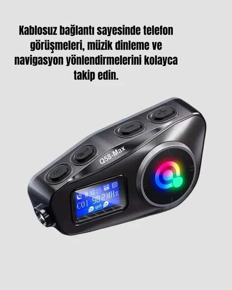 500 Metre İnterkom Mesafeli Kask Kulaklığı Gürültü Engelleyici - 3