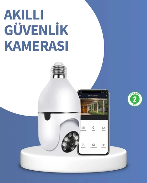 Kompakt Tasarımlı Gece Görüşlü Kablosuz Kamera - 1