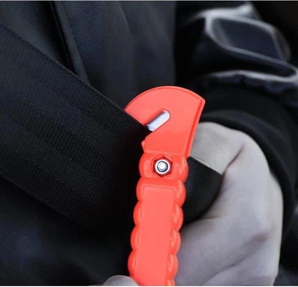 Acil İmdat Emniyet Çekici Cam Kırıcı Emniyet Kemeri Kesicili - 3