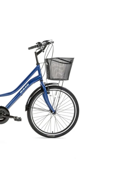 Bisan PORTER HİZMET BİSİKLETİ 44 CM V - ROLLER FREN 3 VİTES 24 JANT LACİVERT BEYAZ - Resim 2