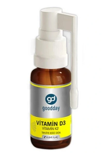 Goodday Vitamin D3 K2 Oral Sprey 20 ml ürün görseli