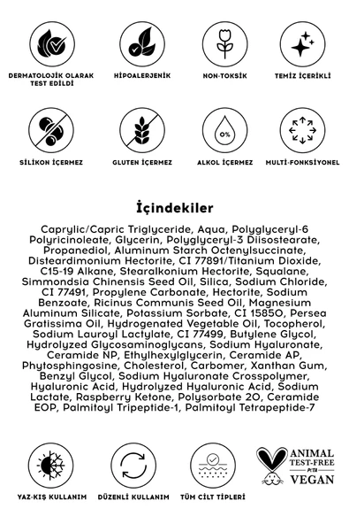 Cream Co. Allık Ruj Göz Farı Glow Tint Warm Peach | Nemlendirici Makyaj | 503 Şeftali | Hyaluronik Asit Peptit - 4