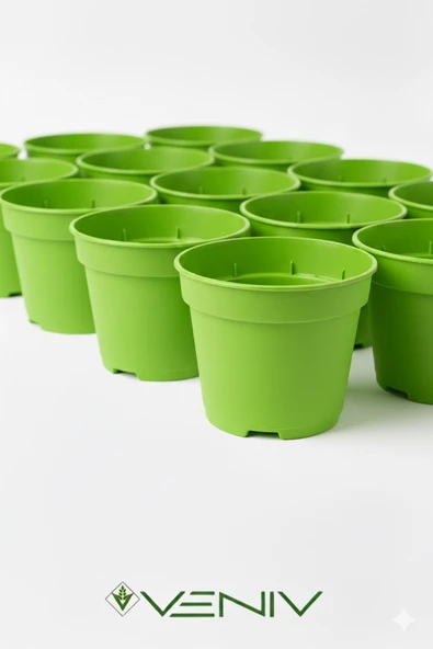 Renkli Fide Yetiştime Saksısı 10 Adet-0.3L