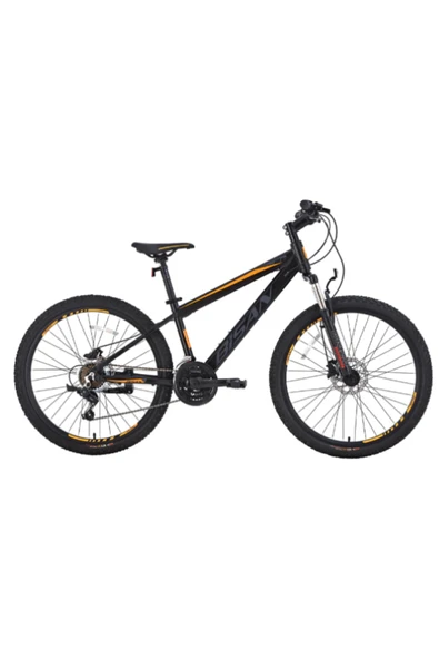Bisan BİSAN COOPER DAĞ BİSİKLETİ 35 CM MD 26 JANT 21 VİTES MAT SİYAH TURUNCU ürün görseli 1