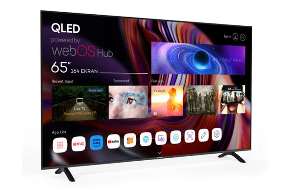 Sunny SN65QMN252 65'' 165 Ekran Frameless UHD 4K WebOS 2.0 QLED TV - Resim 3