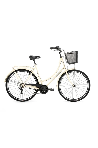Bisan BİSAN PARADISE-23 KADIN ŞEHİR BİSİKLETİ 56CM V 28 JANT KREM SİYAH ürün görseli 1