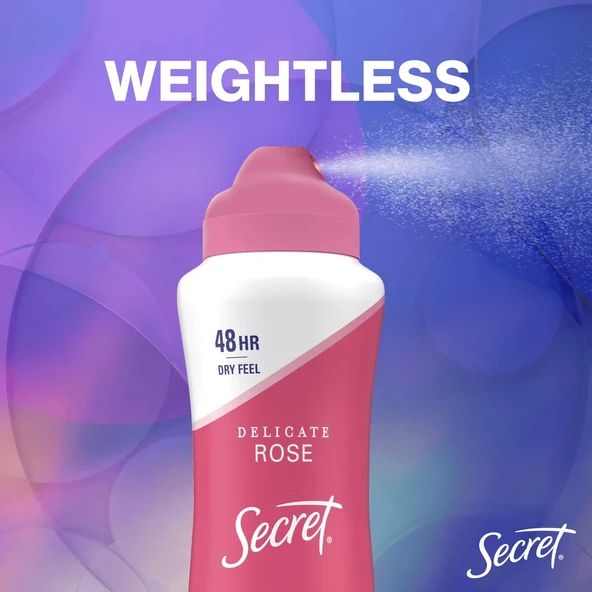 Secret Delicate Rose Deodorant Sprey 116 GR - Resim 3