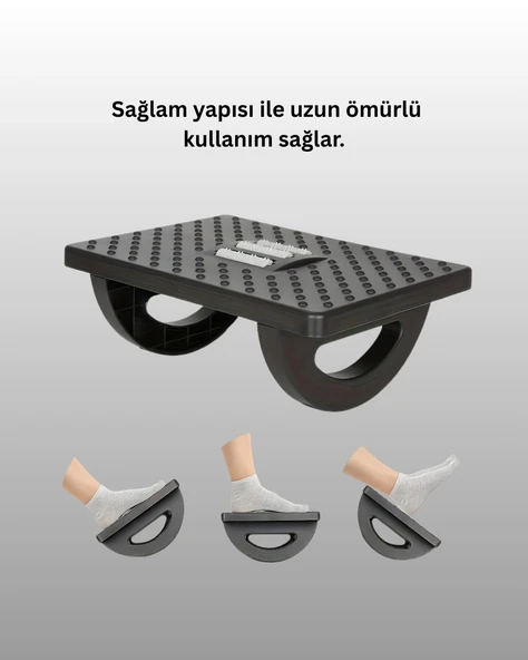 Ayak Destek ve Masaj Aleti – Ergonomik, Isıtmalı, Ayarlanabilir Yükseklik - 5