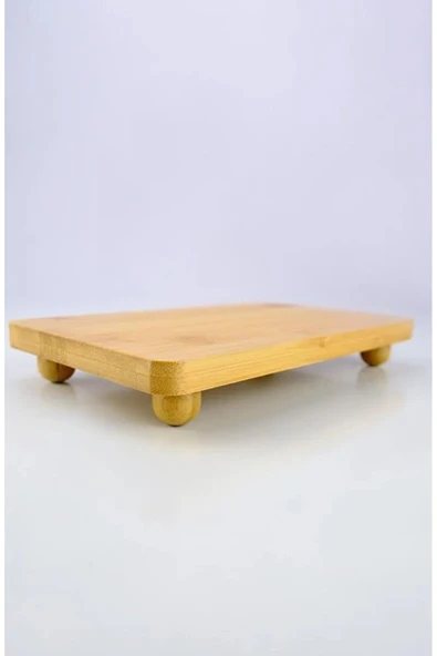 Bambu Top Ayaklı Dikdörtgen Sunum ve Kesim Panosu ürün görseli