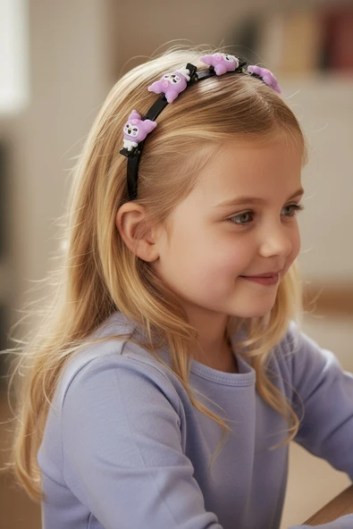 Kuromi Çocuk Taç - Resim 2