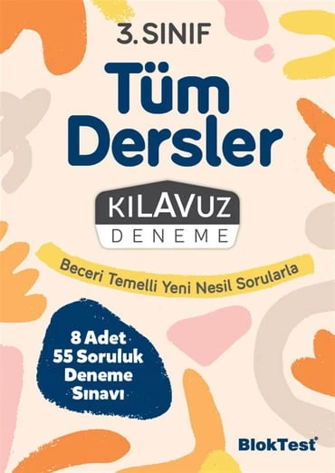 TUDEM YAYINLARI 3. Sınıf Tüm Dersler Kılavuz Deneme ürün görseli