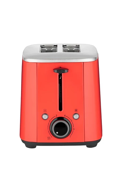 Retro Kırmızı Ekmek Kızartma Makinesi - 5