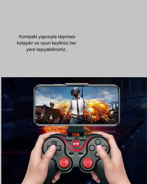 Hafif ve Taşınabilir Kablosuz Bluetooth Oyun Konsolu - 5