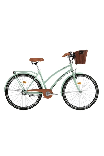Bisan BİSAN SERENITY KADIN ŞEHİR BİSİKLETİ 48CM V 28 JANT NEX.3 VİTES MİNT YEŞİL SİLVER ürün görseli 1