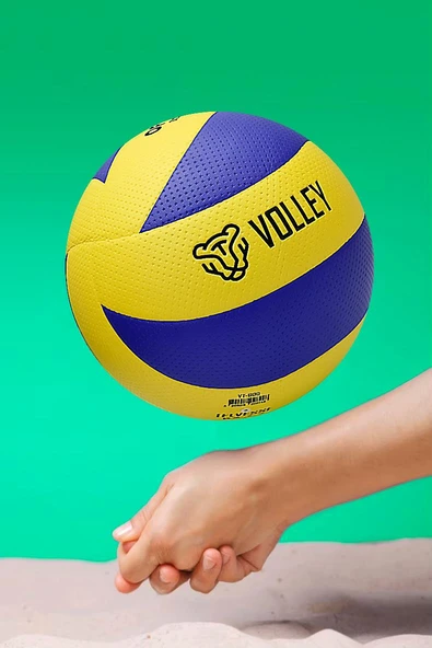 Sert Zemin Voleybol Topu Pompalı SET 8 Panel Sert Deri İç-Dış Mekan Uygun Dayanıklı VT600 - Resim 6