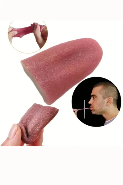 1 adet-Cadılar Bayramı Gerçekçi Dil- Esnek Prank Makyaj Malzemeleri, Parti & Sahne Aksesuarı - Resim 5