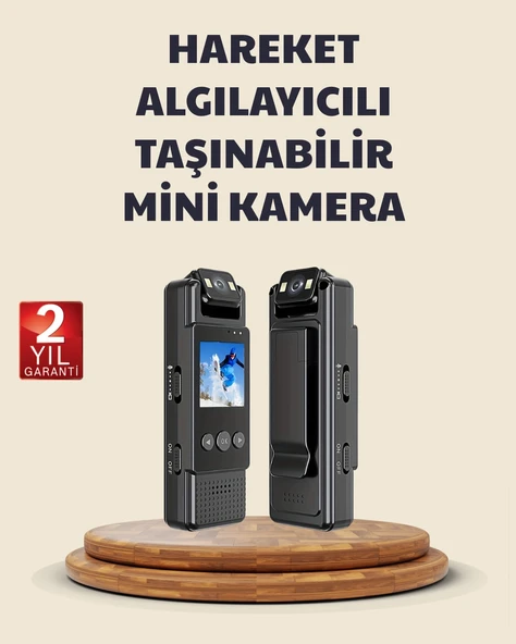 128GB Destekli Hareket Algılamalı Mini Kamera - 1