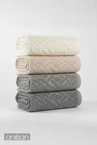 5'li Zelna El Havlusu - 50x80 Cm, 170 Gr, %100 Pamuk, Spa Ve Otel Havlusu, Günlük Kullanıma Uygun - Resim 2