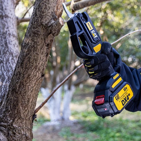 CAT DG236 18Volt 2.0A Li-ion Tek Akülü Profesyonel Kömürsüz Dal Budama Makası - Resim 3