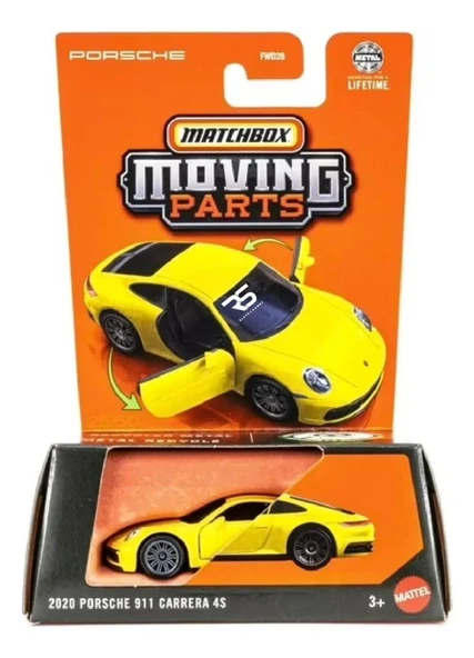 Matchbox 2025 1:64 Arabalar 2020 PORSCHE 911 CARRERA 4S JBW88 - 3