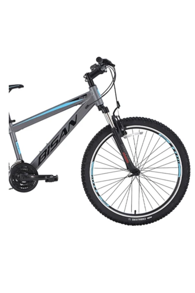 Bisan BİSAN COOPER DAĞ BİSİKLETİ 35 CM MD 26 JANT 21 VİTES FÜME SİYAH MAVİ - Resim 2
