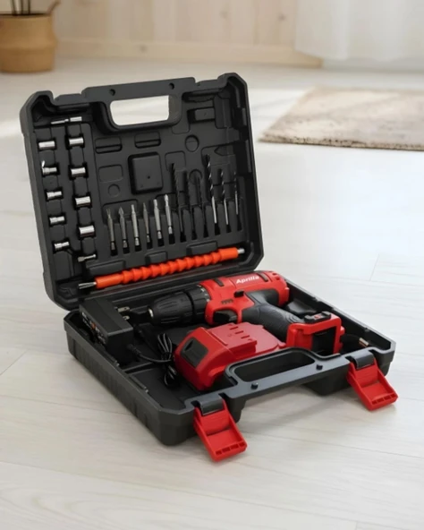 ASD-3565 Şarjlı Vidalama 24 Parça Aksesuar Seti - Resim 5