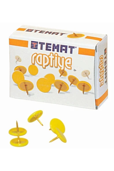 TEMAT RAPTİYE SARI ürün görseli