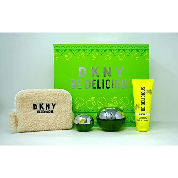 Dkny Be Delicious Edp 100 Ml + Body Lotion 100 Ml + Edp 15ml.kadın set ürün görseli 1