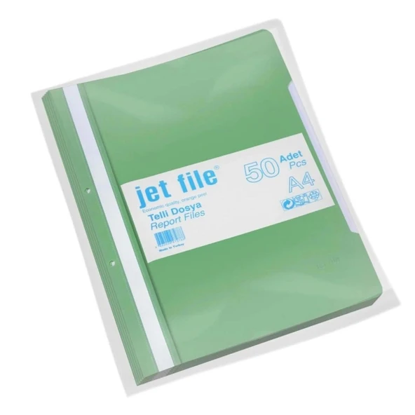 Exxo PP Telli Dosya A4 Yeşil 50'li ürün görseli