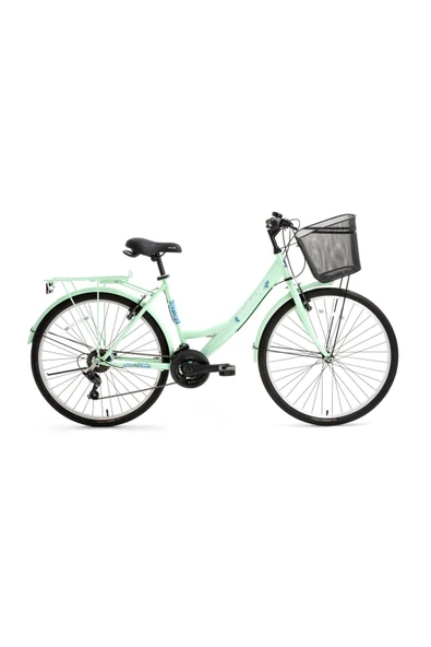 Bisan LOTUS ŞEHİR BİSİKLETİ MİNT YEŞİL 21 VİTES 26 JANT 44 CM KADRO ürün görseli 1