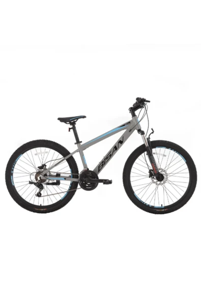 Bisan BİSAN COOPER DAĞ BİSİKLETİ 35 CM HD 26 JANT 21 VİTES AÇIK GRİ SİYAH MAVİ ürün görseli 1