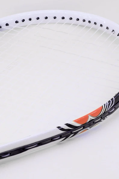 Deluxe 27 İnç Tenis Raketi Çantalı Yetişkin Tennis Racket L2 Grip 68 cm Kırmızı 527 - Resim 5