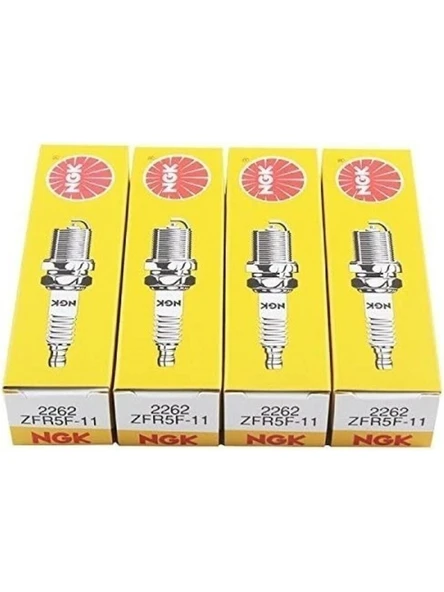 NGK 2262 4'lü Buji Takımı Zfr5f-11 Honda Hyundai Kia Mazda Opel ürün görseli 1