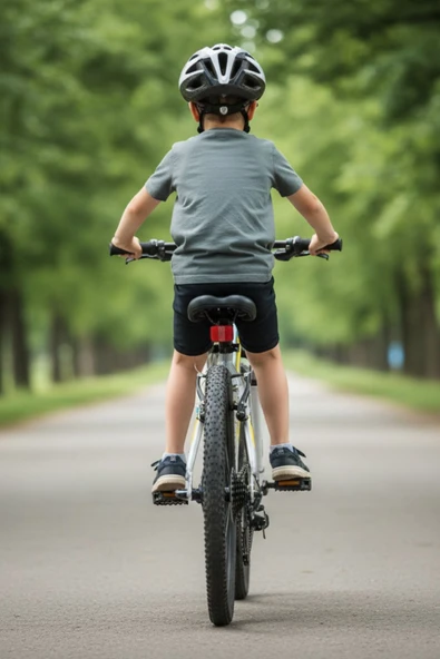 Bisan BUFFALO 24 JANT ÇOCUK BİSİKLETİ 30 CM ÇELİK KADRO V-FREN 18 VİTES AÇIK GRİ SİYAH SARI (7-12 YAŞ) - Resim 4