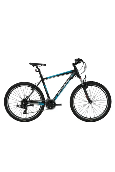 Bisan MTX 7050 V Fren 21 Vites 29 Jant Dağ Bisikleti Siyah Mavi 19 Kadro ürün görseli 1