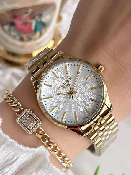 Lee Cooper Çelik Kordonlu 3 Atm Suya Dayanıklı Kadın Kol Saati VS.BLKT.0630 ürün görseli