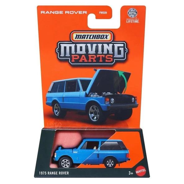 Matchbox 2025 1:64 Arabalar 1975 RANGE ROVER JBW91 - 4