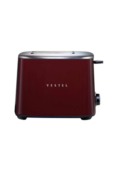 Retro Bordo 2 Dilim Ekmek Kızartma Makinesi