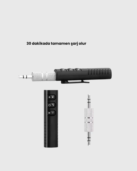 Mini Bluetooth Ses Adaptörü – Hoparlör, Araç Radyosu ve Kulaklık İçin - 3